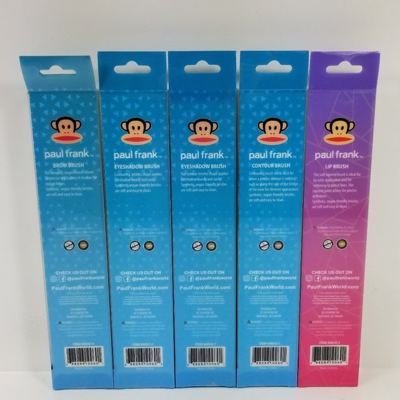Paul Frank makeup Brush set of 5 - Picture 11 of 12